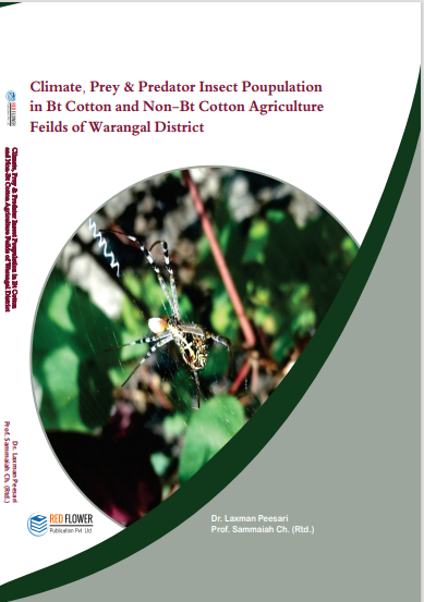 Climate, Prey & Predator Insect Poupulation in Bt Cotton and Non-Bt Cotton Agriculture Feilds of Warangal District