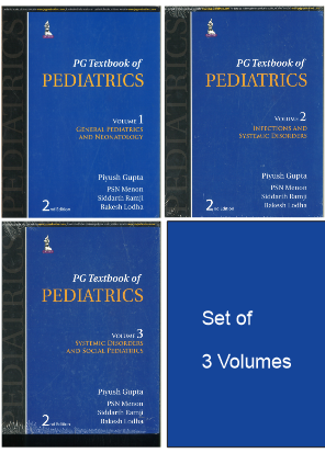 PG Textbook of Pediatrics (Set of 3 Volumes)